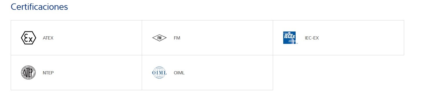 CERTIFICACIONES atex LANPESA